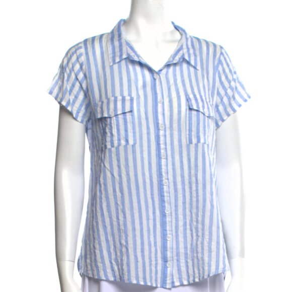 Acne Studios Mixed Print Button Down - Picture 1 of 7